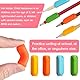 Schreibhilfe für Stift Kinder, XURJUMI 12 Stück Stifthalter Kinder Hilfe,Silikon Grips Stiftehalter,Bleistift Griffe,Silikon Schreibhilfe Stifthaltung Stifte Kinder für Linkshänder oder Rechtshänder