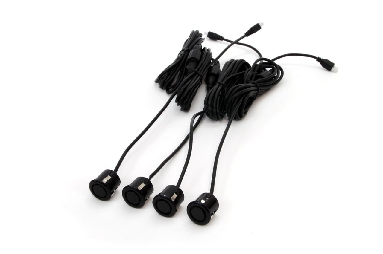 AMiO 01576 Kit Sistema de asistencia de aparcamiento con sensor negro