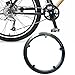Aosekaa Bike Chain Wheel Protector Chainring, Black Bicycle Chainring Chainring Cover for Bicycle Mountain Bike,Outdoor Replacement Supplies, 10.6cm