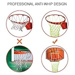 LAO XUE Basketball Net Luminous Outdoor Glow in The Dark Portable Sun Powered Sports Nylon Glowing Night