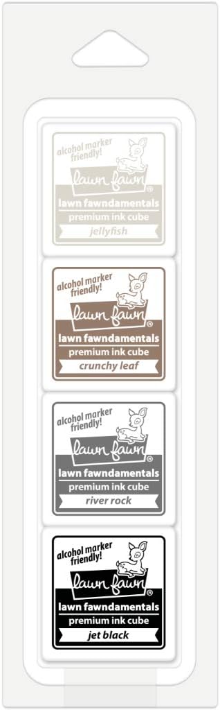 Lawn Fawn Pottery Studio Premium Ink Cube Pack, 4 1-Inch Cubes (LF2274)