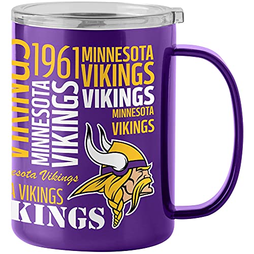 Minnesota Vikings 15oz. Spirit Ultra Mug - Insulated - %100 Stainless Steel