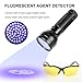 Black Light Flashlight, 51 LED Black Light for Urine Detection for Pet Urine,uv-2