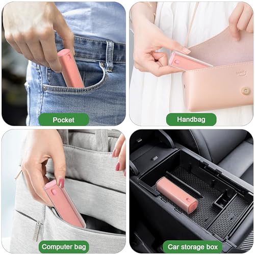 Refillable Screen Cleaner (16 Times), Screen Cleaner Spray and Wipe, Car Screen Cleaner, Laptop Computer Monitor Screen Cleaner, Phone pad Touch Screen Cleaner Spray, TV Screen Cleaner Pink — view 4