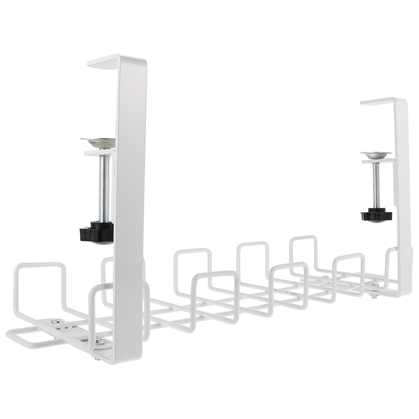 Homoyoyo Cesta para Rack de Gestión de Cables Debajo del Escritorio Organizador de Cables Bandeja para Almacenar