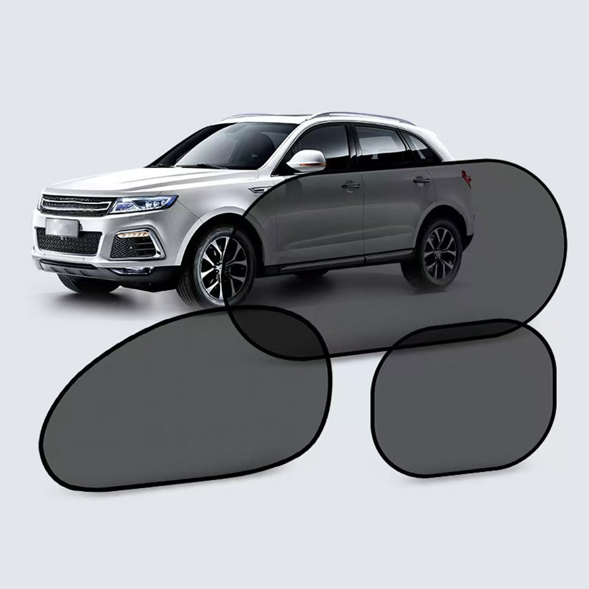 Coche Parasol Ventanas Laterales para Mini Aceman E 2024-, Parasoles Ventana Coche Coche Sun Shade Protección UV Accesorios