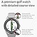 Voice Caddie T9 Premium GPS Golf Watch/Slope Mode/Color Touchscreen/Course View/Green Undulation/Swing Tempo/Auto Score Record /40K Courses