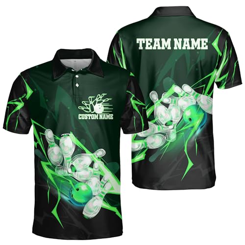GABITA Personalized Bowling Shirts for Men and Women, Bowling Shirts Unisex, Custom Bowling Jersey Gift for Bowler2