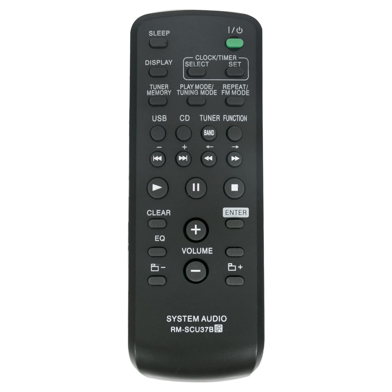 VINABTY RM-SCU37B Telecomando sostitutivo compatibile con Sony Home Audio System CMT-EH25 CMT-FX205 MHC-ESX6 CMT-FX200 CMT-FX205