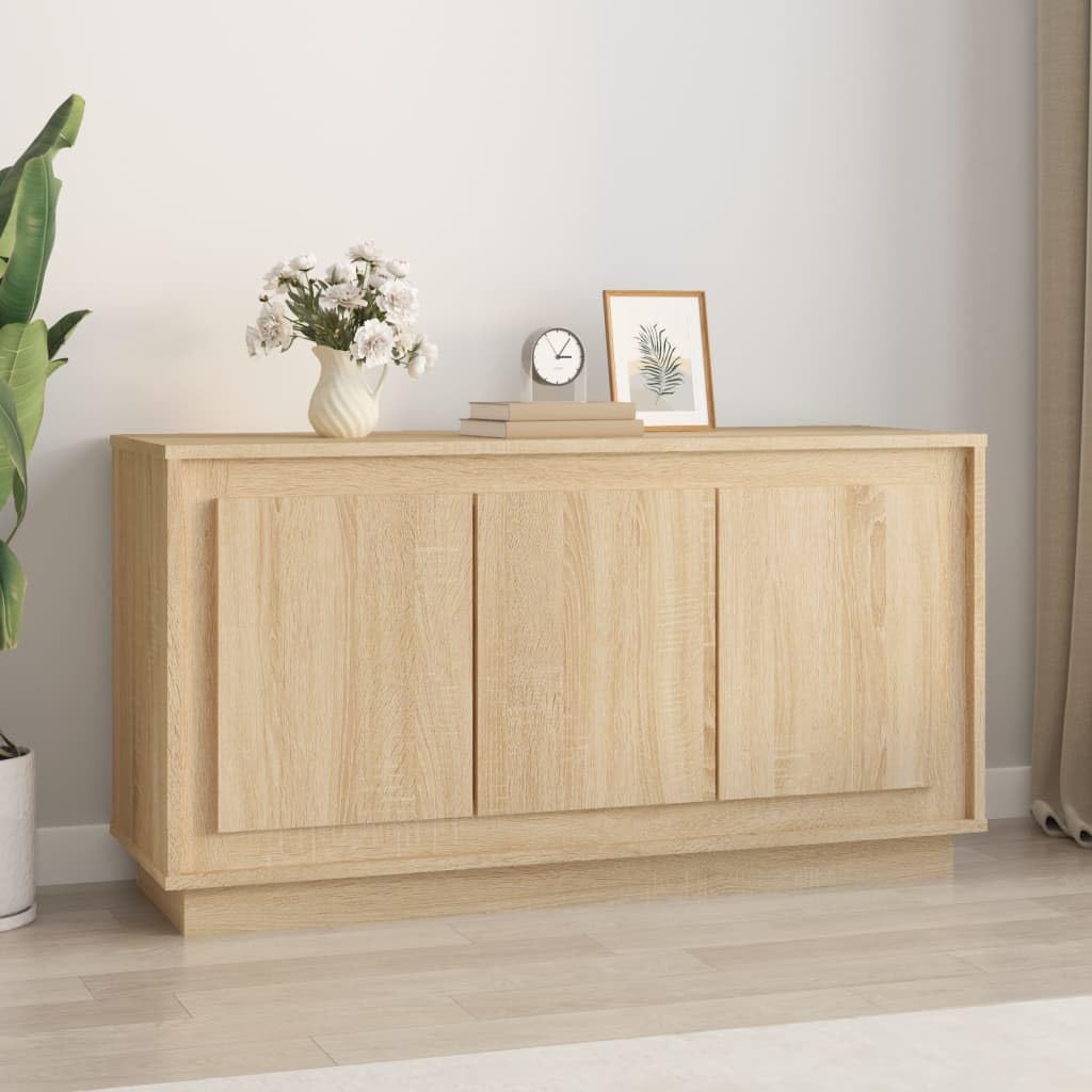 Hothingwell Sonoma drewniany bufet inżynieryjny 102 x 35 x 55 cm