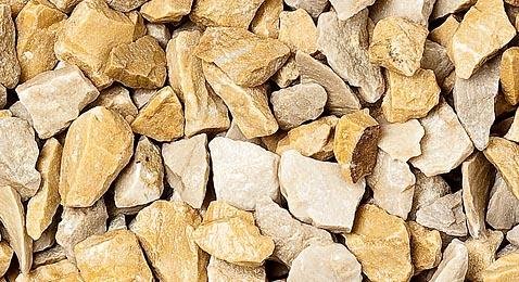 Graniglia, granulato per giardino, Giallo Mori 5-8 mm (600 kg)