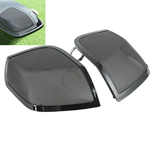 Rejilla para altavoz de tapa de alforja 5" x 7" para Harley Davidson Touring (2014-2024)