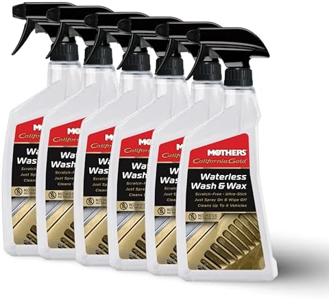Mothers 05644-6 California Gold Waterless Wash and Wax, 24 fl. oz...