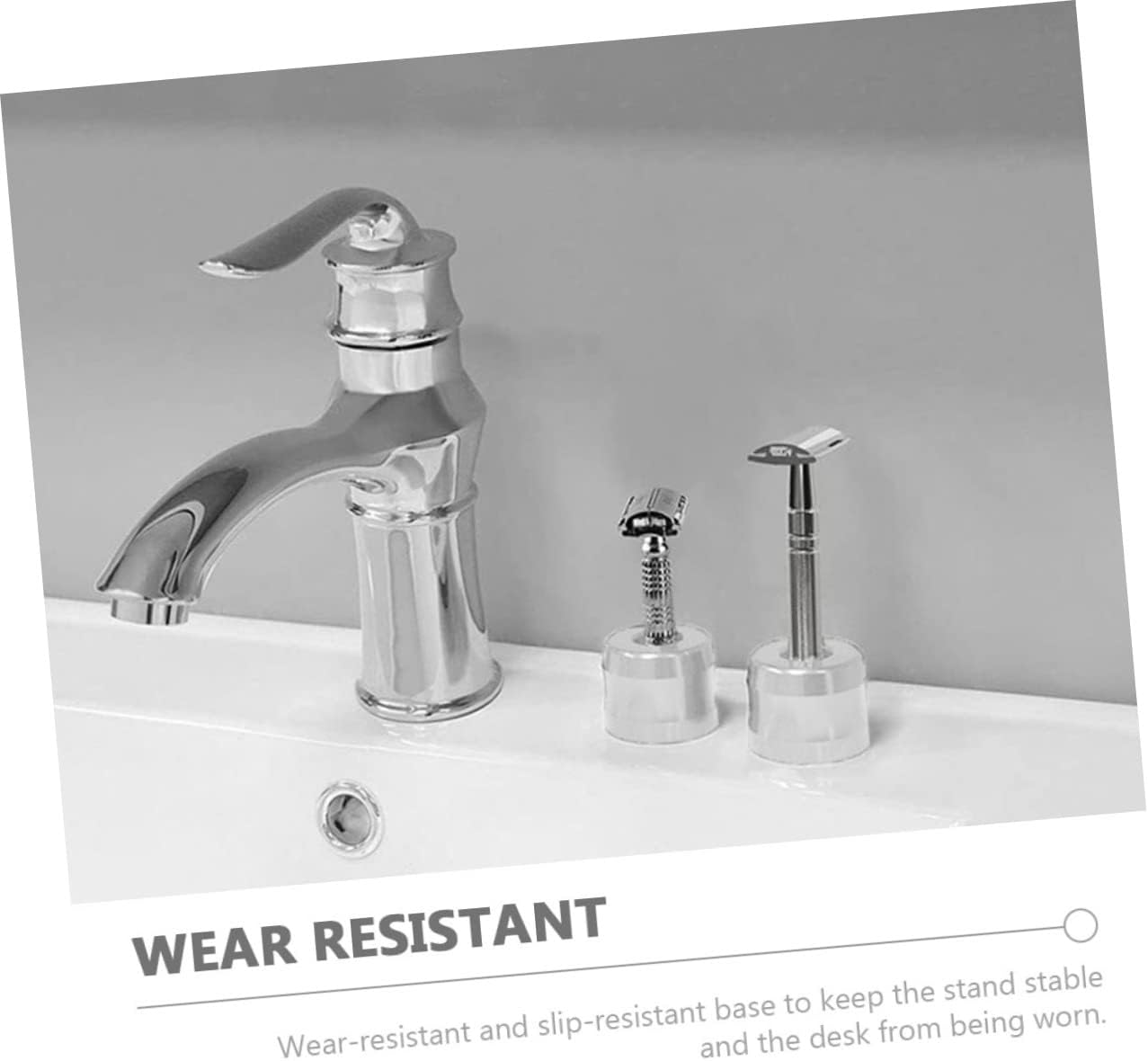 2pcs Aluminum Alloy Razor Stand for Manual Safety Razors