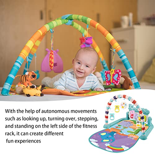 Tocar Ginásio para Bebê | Kick and Play Piano Gym mais espesso antiderrapante, visual, auditivo, tát