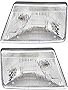 For Ford Ranger Headlight 1998 1999 2000 Driver and Passenger Side Headlamp Assembly Replacement
