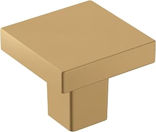 Amerock 10 Pack 1-3/16" Square Monument Champagne Bronze Cabinet Knob