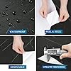 FunStick Black Marble Effect Wallpaper for Kitchen Worktop Vinyl Wrap Marble Self Adhesive Wallpaper for Kitchen Cupboards Wall Covering Peel and Stick Bathroom Black Sticky Back Table Cover 30CMx5M #4