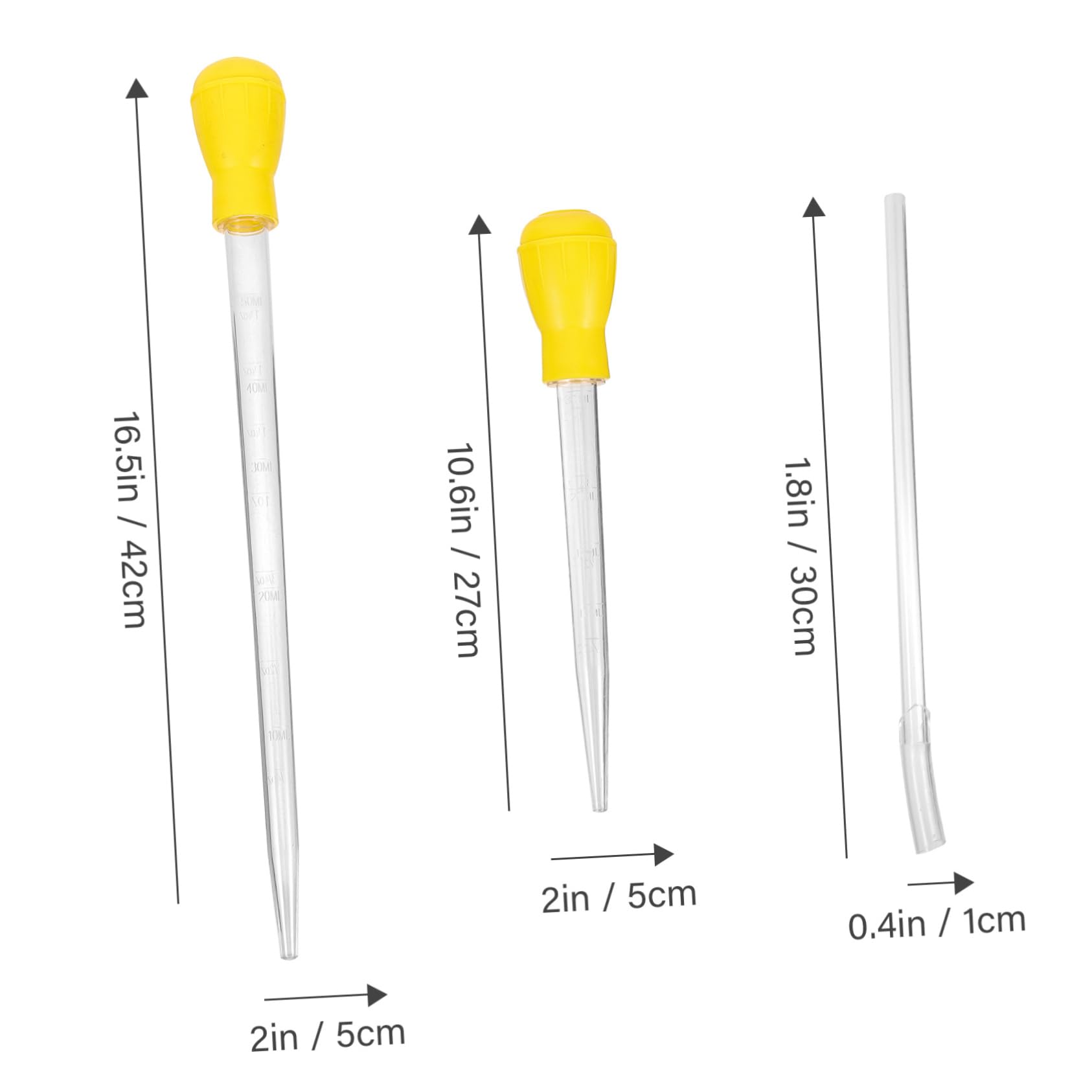 FONDOTIN 2 Pack Fish Tank Pump Aquarium Gravel Easy to Operate Cleaning Accessories