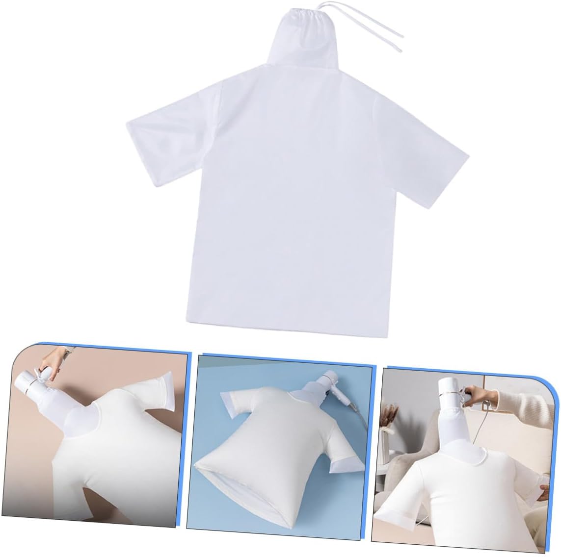 Portable Inflatable Clothes Dryer Pouch with Airbag Design for Travel and Laundry Use Compatible with Household Hair Dryers Quick-dry Garment Protector for Shirts and Delicates
