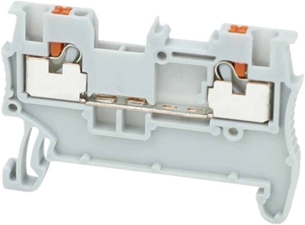 10pcs PT-1.5 Push-in Electrical Terminal Block, Din Rail Wire Connector, Spring Feed-Through Strip Cable Plug PT1.5, 1.5mm