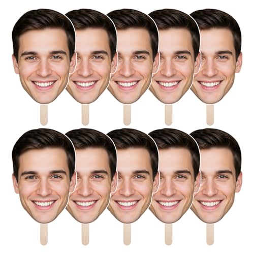 EnjoyView Custom Big Head Cutouts on a Stick 6-36 10 Pack