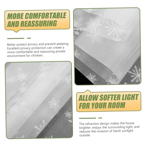 Película adhesiva para ventana interior blanca miniatura 2