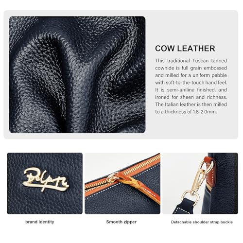 Image of BOYATU Leather Crossbody Bag for Women: Designer Shoulder Purse for Travel - Trendy Genuine Leather Handbag for Everyday