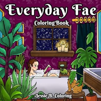 Paperback Everyday Fae: Coloring Book