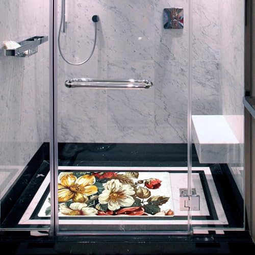 Tapis de bain de qualité supérieure en PVC résistant et absorbant - 7