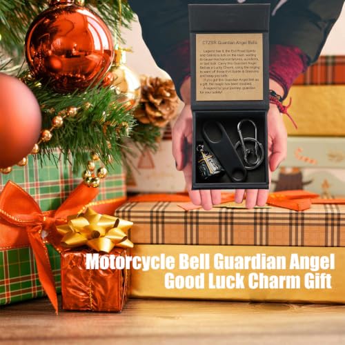Image of Motorcycle Bell Guardian Angel Gremlin Lucky Charm Gift For Riders