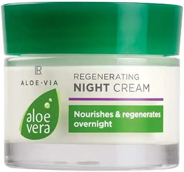 LR Aloe Vera Regenerierende Nachtcreme - 50 ml mit Bio-Oliven-Extrakt