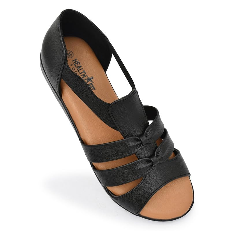 Image of HEALTH FIT Extra Soft Ortho Care Sandals Orthopaedic & Diabetic Daily Use Women's Sandal /Casual Sandal Chappals for Ladies & Girl's 1102