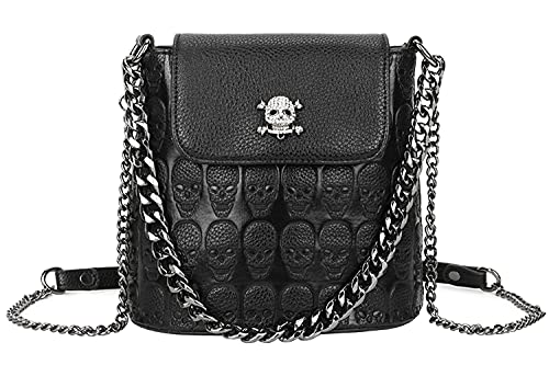 Bolso Satchel de PU para Mujer con Diseño Punk miniatura 1