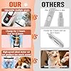 Dog Nail Trimmers Ultra Quiet Electric Pet Dog Nail Clippers Cat Nail Clipper with Led Lights Nail Grinder High Speed Nail File Electric Clippers for Grooming Small, Medium,Large Dogs and Cats (white) #2