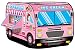 Kiddie Play Ice Cream Truck Pop Up Kids Play Tent for Boys and Girls Indoor Outdoor Toy