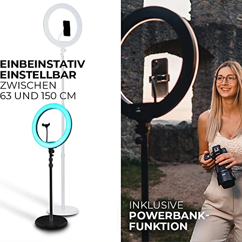 Rollei Lumis - Luce ad anello sottile RGB con