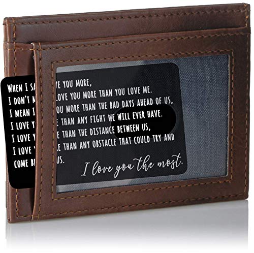Jstud Engraved Wallet Inserts Card Thanksgiving Gifts Wallet Card Gifts for Men Women Husbands Wife Boyfriend Girfriend2