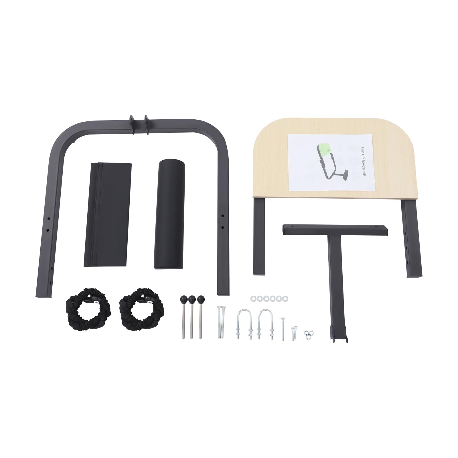 Hüftstemmmaschine Für Po-Training - Faltbar Mit 2x 30lbs Bändern