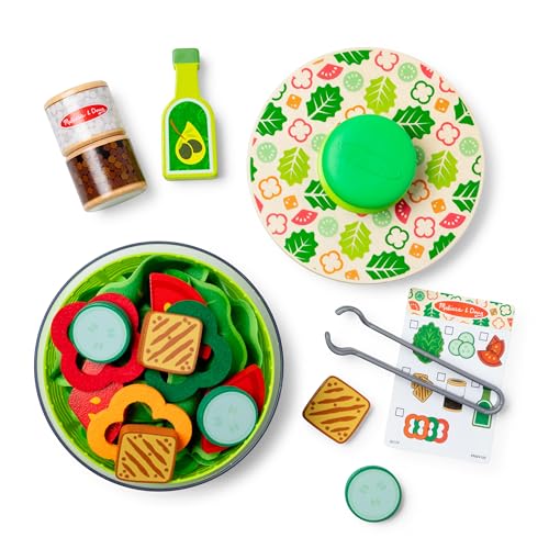 Melissa & Doug Salad Spinner 28-Piece Play Kitchen Toy - image 4