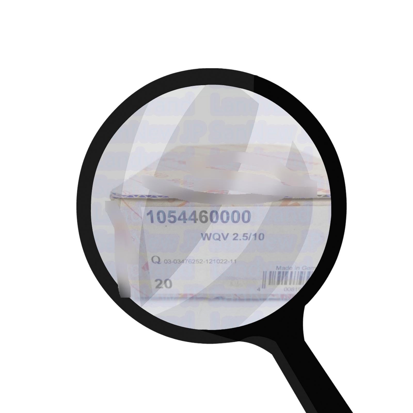 20 connettori orizzontali WQV 2.5/10 1054460000