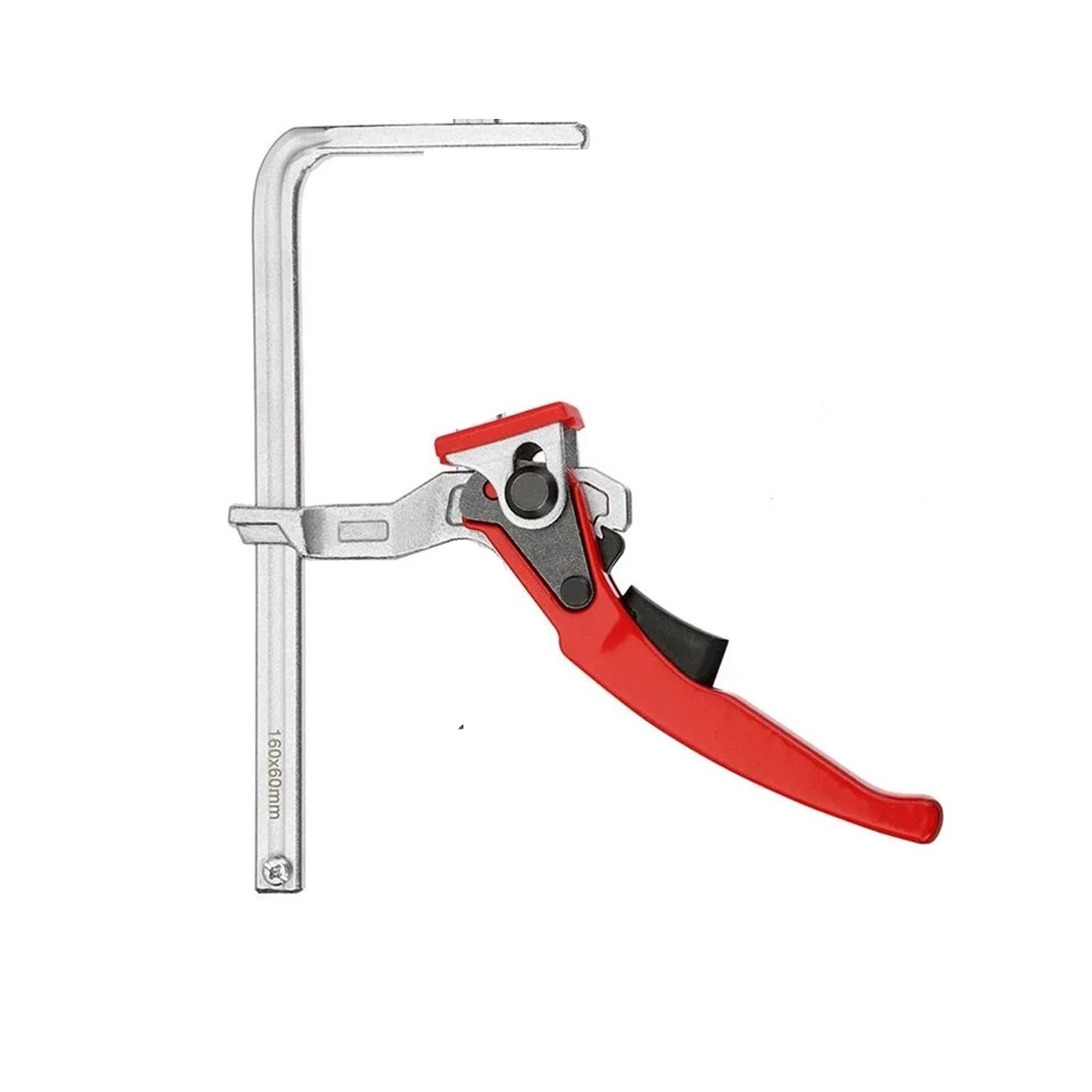 abrazadera de mesa con trinquete Abrazadera de riel de guía rápida, Clip F de liberación for de mesa de orificio de escritorio, 160x60mm, 2 uds.