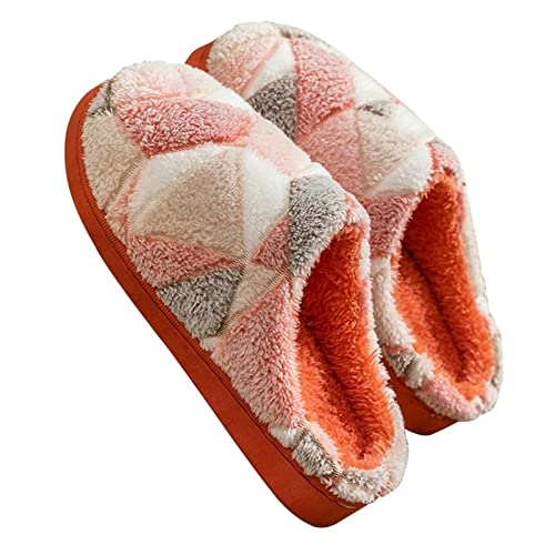 Pantoufles en coton de maintien au chaud avec finitions soignées pour adulte