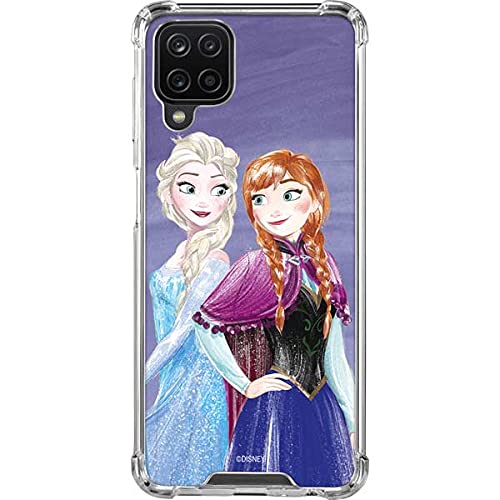 Skinit Clear Phone Case Compatible With Samsung Galaxy A12 - Officially Licensed Disney Elsa And Anna Sisters Design #TOP5