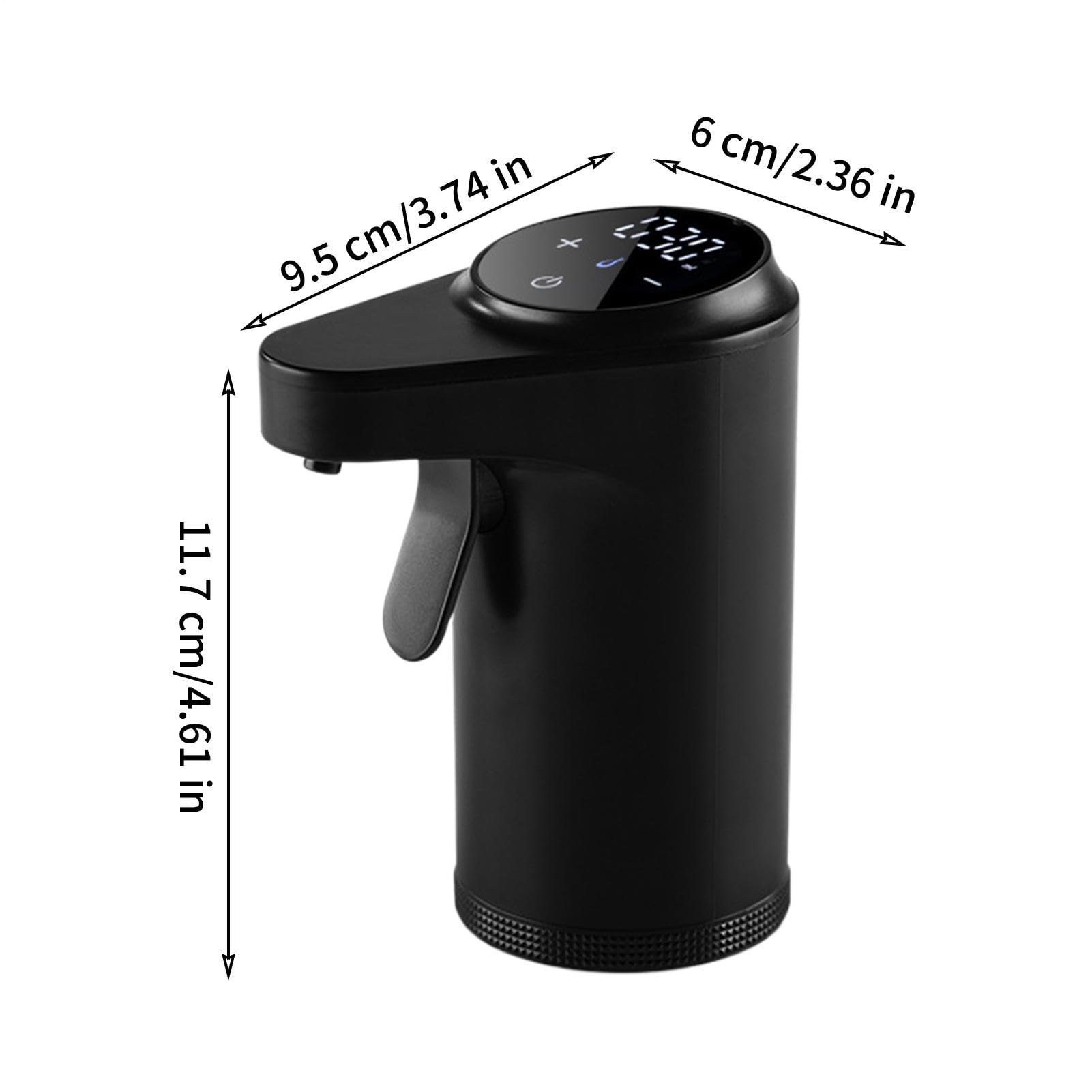 Aireador de vino eléctrico Dispensador portátil de licor con pantalla LED