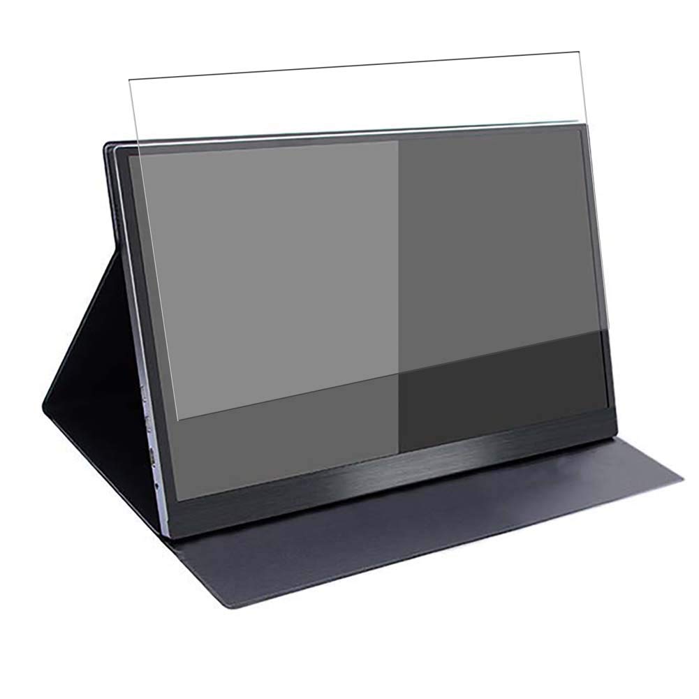 Puccy Anti Blue Light Tempered Glass Screen Protector Film, compatible with Eofiti 13.3" Mobile Monitor Display （Active Area Cover Only） Protective Protectors Guard