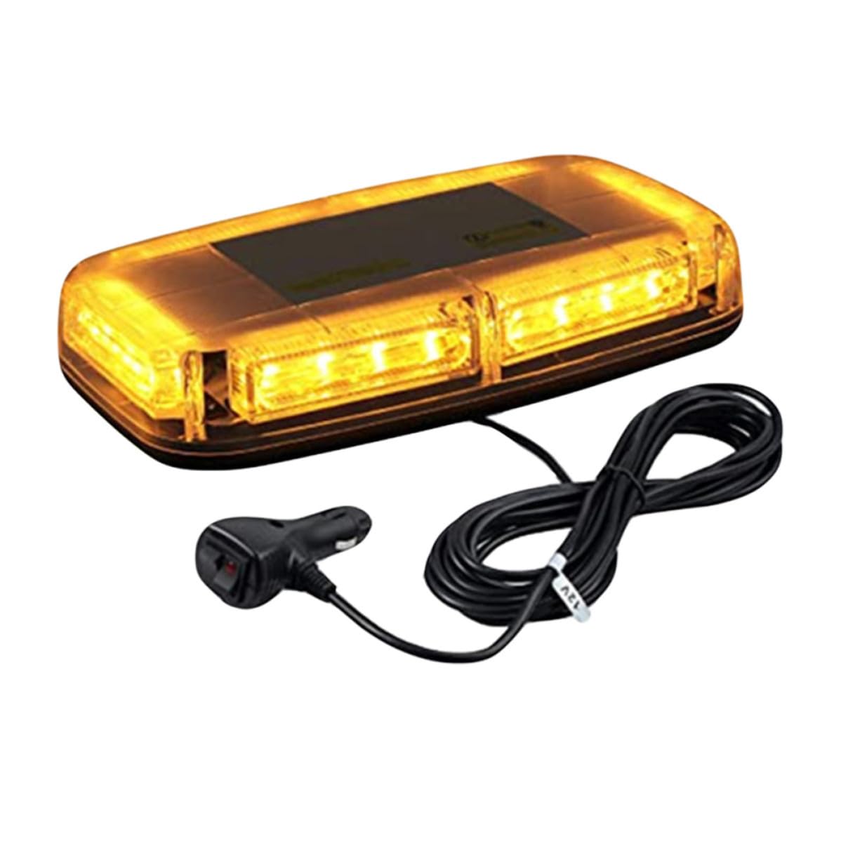 Luz de Emergencia para Coche LED 24 Leds, Baliza Intermitente de Advertencia, Material Abs, Alto Rendimiento Eléctrico para Vehículos y Camiones en Niebla y Lluvia