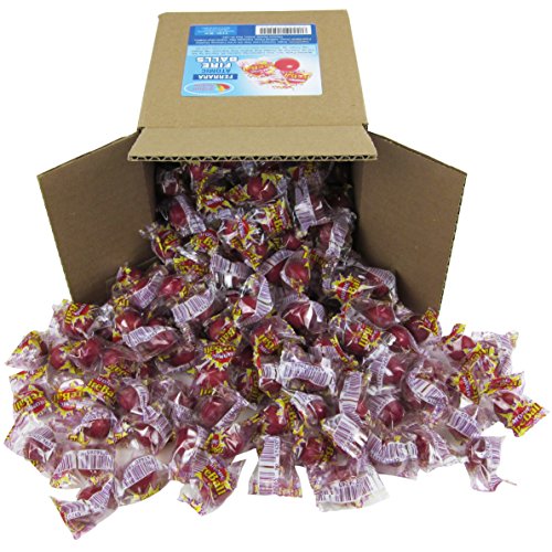 Fireball Candy Bulk - Red Candy - Atomic Fireballs Medium 3LB/48oz. Individually Wrapped Party Box 6x6x6 Family Size