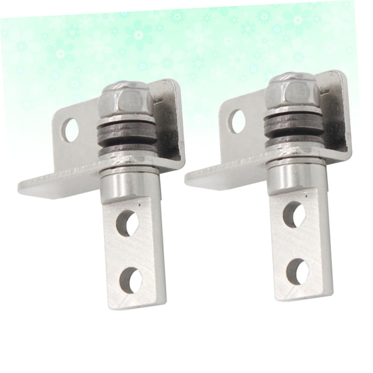 OKUMEYR 2pcs Rotatable Hinge Hinge Damping Monitor Door Pivot Stop Easy Install for Furniture Doors