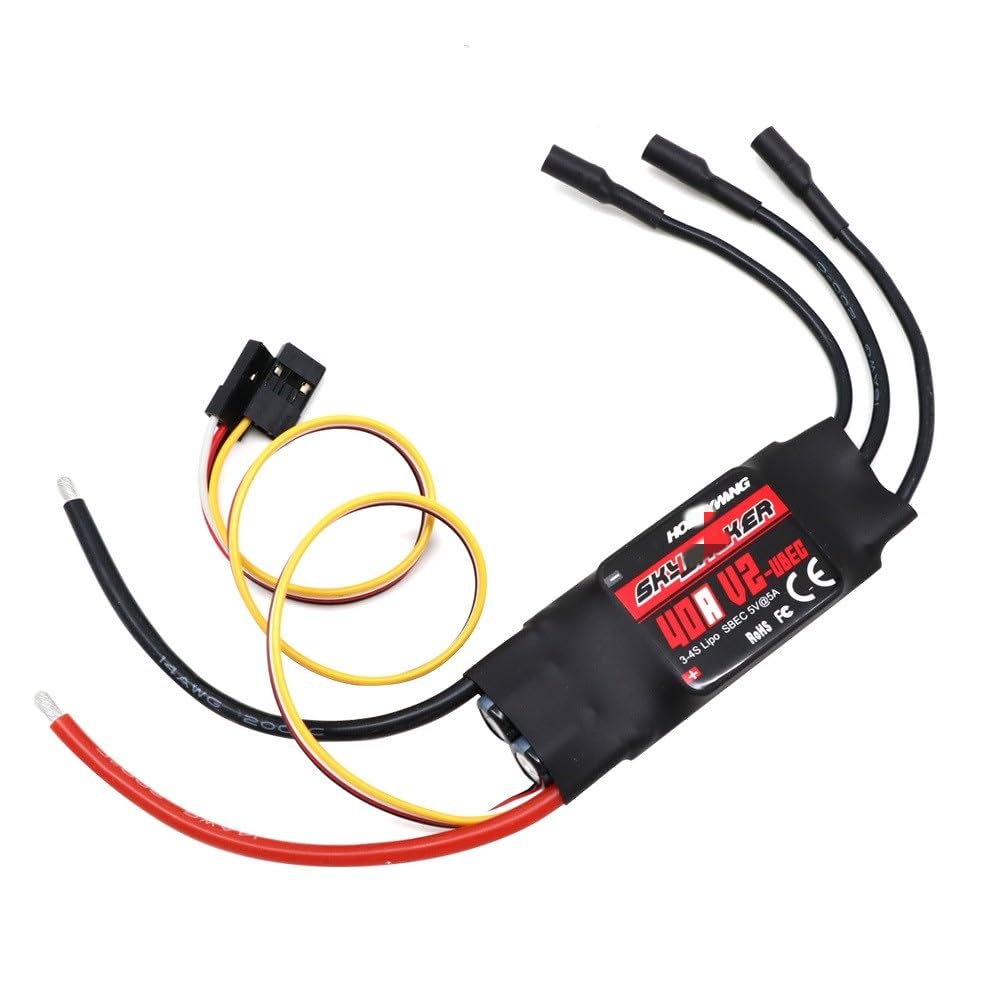 HOBBYWING 40A ブラシレスモータアンプ新品 ４個 Amazon.co.jp: RCヘルプパーツ Hobbywing ブラシレス ESC 40A 50A 80A